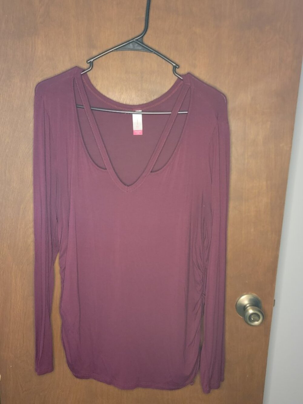 No Boundaries Women's Shirt Blouse Long Sleeve size 2XL